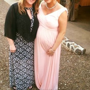 Maternity blush Formal dress